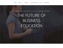 Tablet Screenshot of careerhearted.com